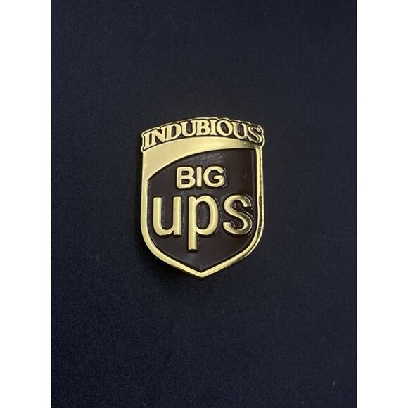 Wizard Pins UPS Indubious Pin United Parcel Service Big Brown Pin Vintage
